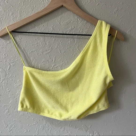 NWT Zara One shoulder tank crop L - Picture 6 of 6